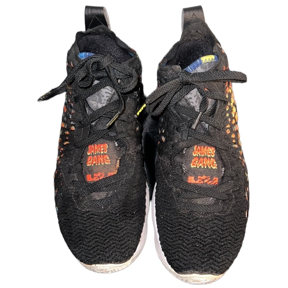 Men’s Nike Air Zoom James Lebron 17 James Gang Multicolored Basketball Shoe - Picture 2 of 11